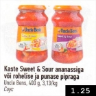 Kaste Sweet & Sour ananassiga või rohelise ja punase pipraga