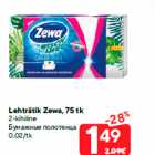 Lehträtik Zewa, 75 tk

