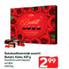 Šokolaadikommide assortii
Bukett, Kalev, 437 g
