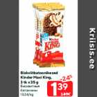 Allahindlus - Biskviitbatoonikesed
Kinder Maxi King,
3 tk x 35 g
