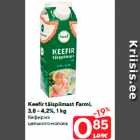 Keefir täispiimast Farmi,
3,8 - 4,2%, 1 kg
