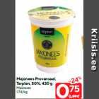 Majonees Provansaal,
Tarplan, 50%, 430 g
