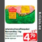 Allahindlus - Jahutatud kanafileepalad
Rannamõisa, 1 kg
