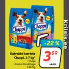 Kuivsööt koertele
Chappi, 2,7 kg*