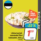 Lihtne kartulimunasalat
Rimi
kokkadelt, 300 g
