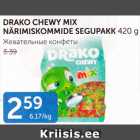 DRAKO CHEWY MIX NÄRIMISKOMMIDE SEGUPAKK 420 G