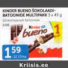 KINDER BUENO ŠOKOLAADIBATOONIDE MULTIPAKK 