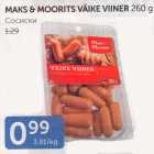 MAKS & MOORITS VÄIKE VIINER 260 G