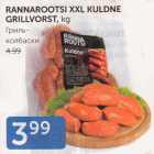 RANNAROOTSI XXL KULDNE GRILLVORST, KG