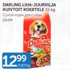 DARLING LIHA-JUURVILJA KUIVTOIT KOERTELE 15  kg