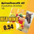 Allahindlus - Spiraalkaustik A5
