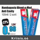 Allahindlus - Hambapasta
Blend-a-Med Anti Cavity