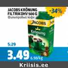 JACOBS KRÖNUNG FILTRIKOHV 500 G