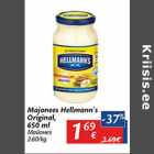 Allahindlus - Vajonees Hellmanns Original, 650 ml