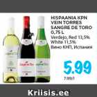 HISPAANIA KPN
VEIN TORRES
SANGRE DE TORO
0,75 L