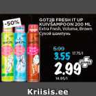 Allahindlus - GOT2B FRESH IT UP
KUIVŠAMPOON 200 ML