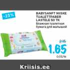 Allahindlus - BABYSANFT NIISKE
TUALETTPABER
LASTELE 50 TK