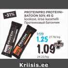 Allahindlus - PROTEINPRO PROTEIINIBATOON
50% 45 G