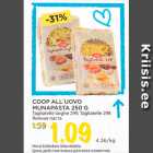 Allahindlus - COOP ALL´UOVO
MUNAPASTA 250 G