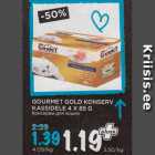 Allahindlus - GOURMET GOLD KONSERV 
KASSIDELE 4 X 85 G