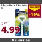 Allahindlus - Gillette Mach 3 Sensitive raseerija
tk