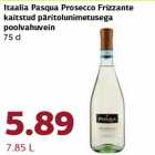 Allahindlus - Itaalia Pasqua Prosecco Frizzante
kaitstud päritolunimetusega
poolvahuvein
75 cl