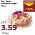 Allahindlus - Eesti Pagar
Pidupäeva kringel
700 g