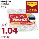 Allahindlus - Vene juust
viilutatud
150 g