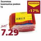 Allahindlus - Saaremaa
kuumsuitsu peekon
kg