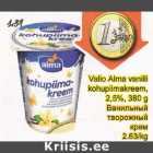 Valio Alma vanilli kohupimakreem, 2,5%, 380 g