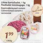 Allahindlus - Lihtne kartulisalat, 1 kg, Peedisalat küüslauguga, 1 kg