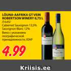 Allahindlus - LÕUNA-AAFRIKA GT VEIN
ROBERTSON WINERY 0,75 L