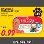 Allahindlus - KING OSCAR
TURSAMAKS 121 G