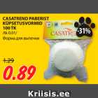 CASATREND PABERIST
KÜPSETUSVORMID
100 TK