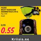 FAZER
MUST TASKULEIB
SEEMNETEGA 270 G