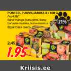 POM’BEL PUUVILJAMIKS 4 X 100 G