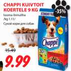 CHAPPI KUIVTOIT
KOERTELE 9 KG