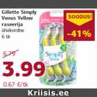 Gillette Simply
Venus Yellow
raseerija