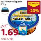 Saare Hõbe silgusült
300 g