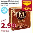 Magnum Mini Almond
pulgajäätise multipakk