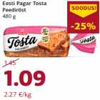 Allahindlus - Eesti Pagar Tosta
Peediröst
480 g