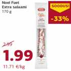 Noel Fuet
Extra salaami
170 g