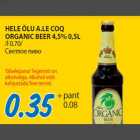 HELE ÕLU A.LE COQ ORGANIC BEER 4,5% 0,5L