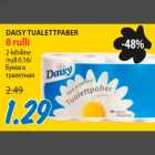 DAISY TUALETTPABER 8 rulli 2-kihiline