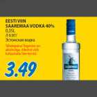 EESTI VIIN SAAREMAA VODKA 40% 0,35L