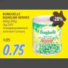 BONDUELLE ROHELINE HERNES 400g/265g