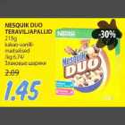 NESQUIK DUO TERAVILJAPALLID 215g kakao-vanillimaitselised