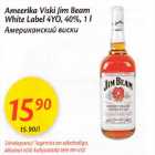 Alkohol - Amееrikа Viski jim Веаm White Label4YO,40%,1 l