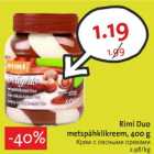 Rimi Duo
metspähklikreem, 400 g 