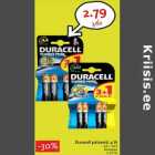 Allahindlus - Duracell patareid, 4 tk
• AA • AA